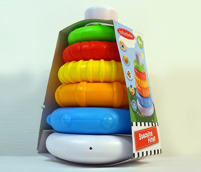 Igracka za bebe zaglavljeni prstenovi  6m+