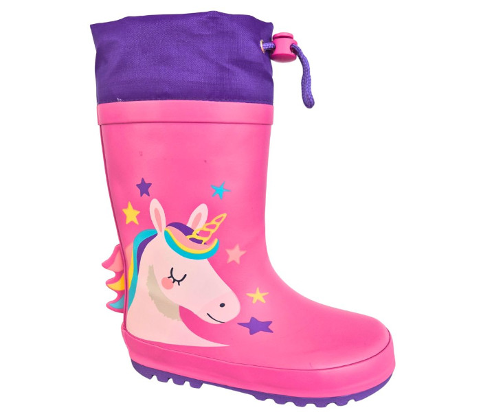 Pollino gumene čizme za djevojčice, unicorn 28