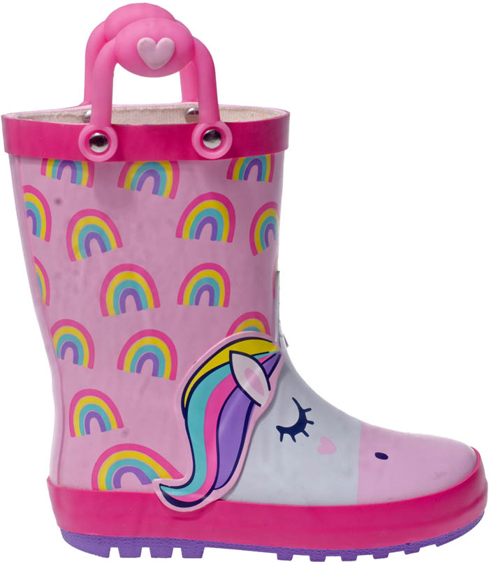 Pollino gumene cizme za djevojcicu, unicorn 22