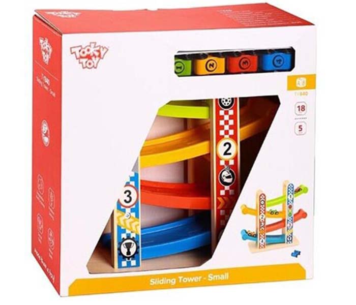 Tooky toy drveni toranj sa autićima