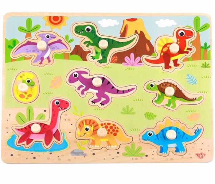 Tooky toy drvene puzle - dinosaurusi