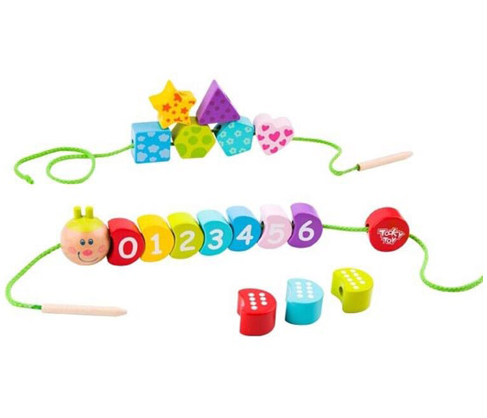 Tooky toy igra pertlanja - gusjenica