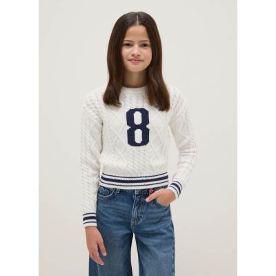 Crop džemper sa printom