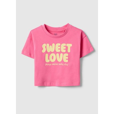 Crop majica kratkih rukava sa printom