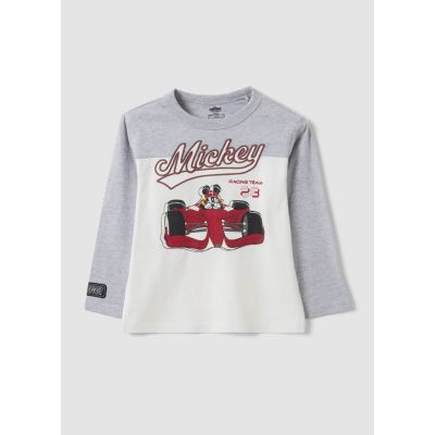 Majica sa okruglim izrezom od čistog pamuka sa printom Mickey Mouse