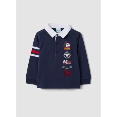 Polo majica od čistog organskog pamuka sa printom Mickey Mouse