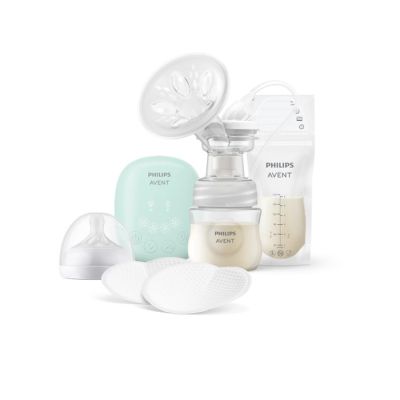 Električna pumpa za izmlazanje mlijeka (5 kesica za mlijeko + 4 tufera)