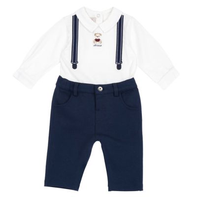 Komplet za bebe dječake - bodi i pantalone