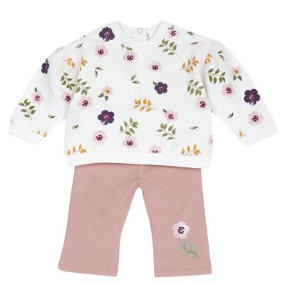 Komplet za bebe djevojčice -  dukserica i pantalone