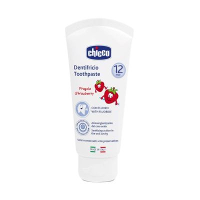 Pasta za zube jagoda 6m+