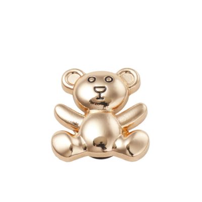 Crocs ukras Jibbitz Gold Teddy Bear
