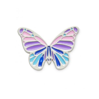 Crocs ukras Jibbitz Multi Purple Butterfly