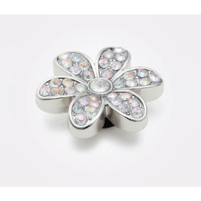 Crocs ukras Jibbitz Silver Mnchrm Daisy 1