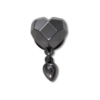 Crocs ukras Jibbitz Punk Gunmetal Heart