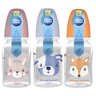 Flašica 120ml,3mj+,kolekcija cheerful animals