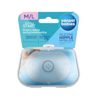 Canpol babies zaštita za bradavice silikon -m/l