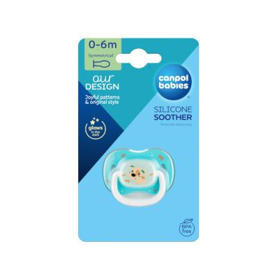 Canpol babies varalica silikon-simetrična plava 0-6m