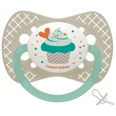 Varalica silikon 18m+ cupcake grey