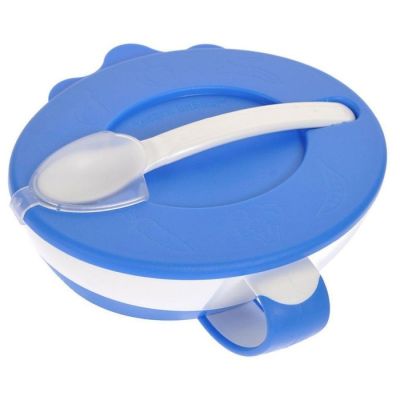 Činija sa kašikom, plava