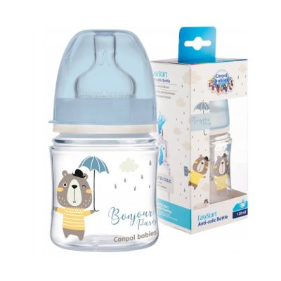 Flašica CB antikolik, PP,120ml, široko grlo, Bonjour Paris kol.