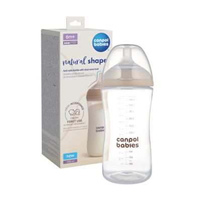Flašica Canpol babies natural shape dual zone 330ml.