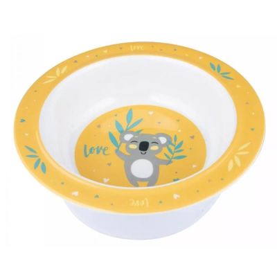 Canpol babies činija melamin sa prijanjajućim dnom, 270ml. žuta