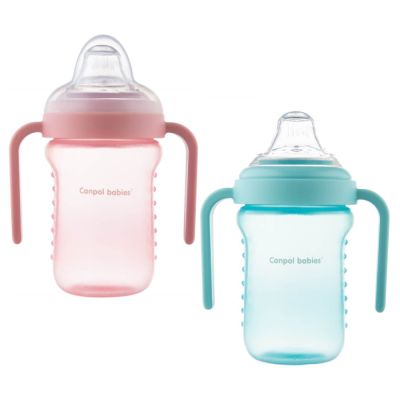 Šolja za bebe sa silikonskim kljunom  220ml.