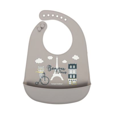 Silikonska portikla Bonjour Paris bež