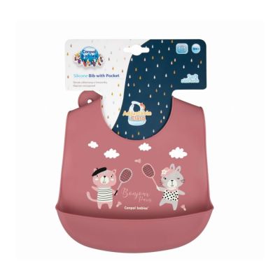 Silikonska portikla Bonjour Paris crvena