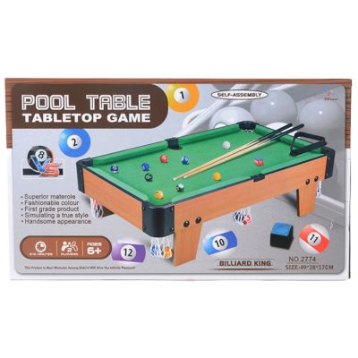 Igračka drveni sto za bilijar
