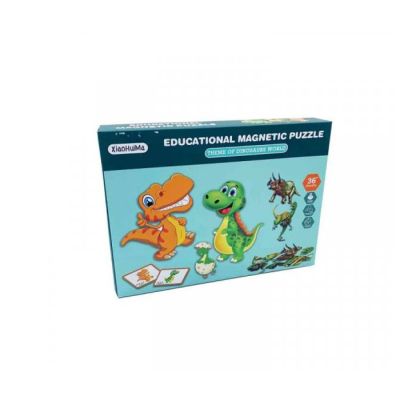 Igračka puzle  magnetna knjiga, Dinosaurus