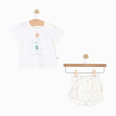 Bebi pidžama za djevojčice, kratki rukav 98