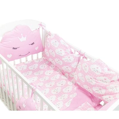 Posteljina sa ogradicom oblacic