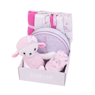 Bebi set prvi otisak rozi