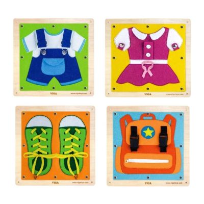 Igračka Master drveni pano set za oblačenje
