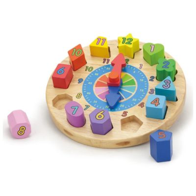 Igračka Master drveni okrugli sat