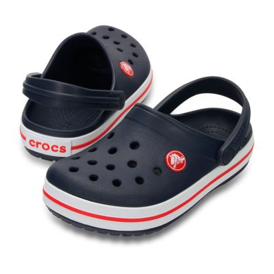 Crocs klompe za djecu Crocband teget-crvene