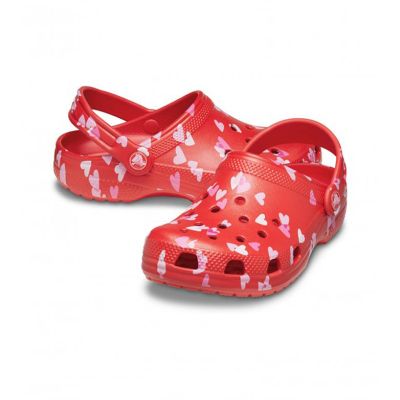 Crocs klompe za djecu Classic VDay crvene