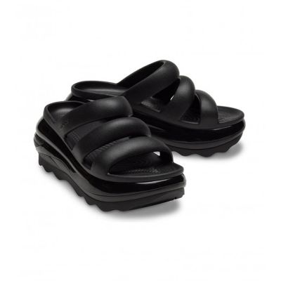 Crocs papuče Mega Crush Tripe  Strap crne