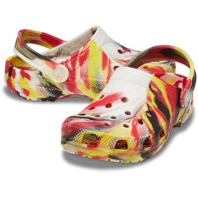 Crocs klompe za djecu Classic Glow Marbled