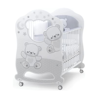 Krevet Oblo` Jolie white/grey