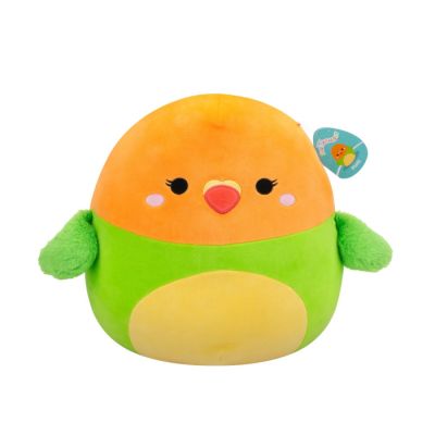 Igračka Squishmallows zeleno-narandžasta papiga 35cm