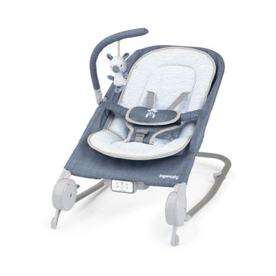 Ležaljka za bebe Ingenuity Happy Belly Chambray