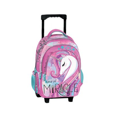 Ranac 3zip na točkiće Unicorn
