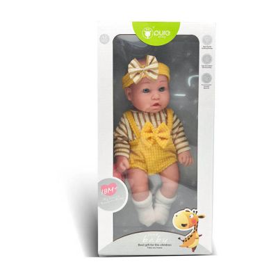 Igračka Lutka beba 30cm. sa žutom trakom