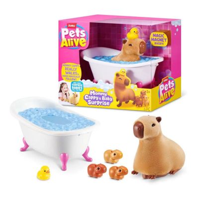 Interaktivna igračka Zuru Pets alive mama kapibara i bebe