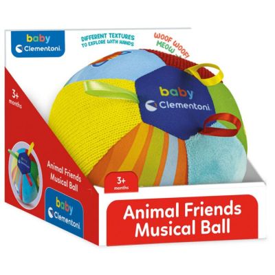 Igračka Clementoni muzička lopta Animal friends