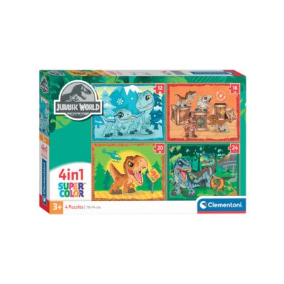 Igračka Clementoni puzle 4 u 1 jurassic world