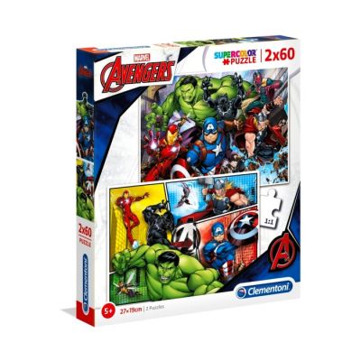Puzle 2x60 avengers 2019