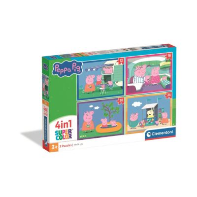 Igračka Clementoni puzle 4 u 1 Peppa pig